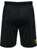 Hummel Hummel Shorts Hmlcore Multisport Unisex Erwachsene Atmungsaktiv Feuchtigkeitsabsorbierenden in BLACK/LIME POPSICLE