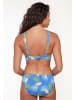 Linga Dore Bikini top Form in Palm leaf print