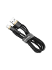 Mcdodo Baseus QC3.0 2.4A Schnell-Ladekabel Lightning Kabel 2,4A 1m schwarz-gold