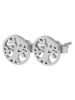 Adeliás Damen Ohrringe – Ohrstecker Lebensbaum aus 925 Silber in silber