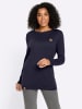 Sieh an! Longpullover in marine