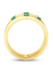 Rafaela Donata Ring Sterling Silber Smaragd in gelbgold