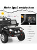 COSTWAY Elektroauto Kinder 12V ab 3 Jahren in Schwarz