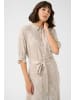 Kaffe Kleid KAmira Regular fit in Feather Gray,Chalk Print