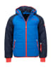 Trollkids Winterjacke "Hafjell XT" in Marineblau / Mittelblau / Rot