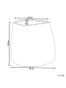 Beliani Dekovase CIRTA in Silber - (W) 20 x (H) 20 x (L) 20 cm