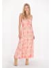 IZIA Damen Kleid in Rosa Mehrfarbig