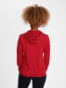 Hummel Reißverschluss Kapuzenpullover Hmlauthentic Damen in TRUE RED