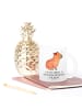 Mr. & Mrs. Panda Tasse Capybara Blume mit Spruch in Transparent
