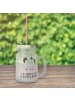 Mr. & Mrs. Panda Trinkglas Mason Jar Einhorn Stolzieren mit Spruch in Transparent
