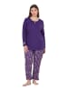 Ulla Popken Pyjama in lilablau