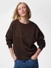 Pieces Sweatshirt in Hot Fudge