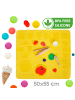 roba Play-Doh XL Spielset – 3D-Matte, 12 Knetdosen, FSC-Holzwerkzeuge