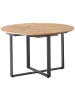Beliani Esszimmertisch ALEXANDRINA in Braun/Schwarz - (W) 120 x (H) 75 x (L) 120 cm