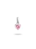Thomas Sabo Charm-Anhänger Herz Geburtsstein Januar Connect in silber, pink