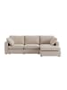 ebuy24 Chaiselongue-Sofa Lux Beige 296 x 182 cm