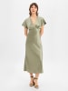 Marie Lund Kleid in schilf - 0002