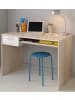 Parisot Kinderzimmer Komplett-Set 5-teilig. Kleiderschrank Schreibtisch Bett 90x200