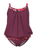Ulla Popken Bikini in dunkel kirschrot