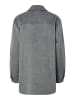 Pieces Shacket in Dark Grey Melange