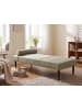 Beliani Chaiselongue MAURIAC in Grün - (W) 74 x (H) 40 x (L) 180 cm symmetrisch
