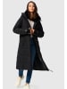 Marikoo Winterjacke Marikoo Zuraraa XVI Damen lange Winterjacke B989 in Schwarz