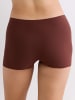 Erlich Textil  3er Pack Casual Cotton Panty aus Bio-Baumwolle - nahtlose Kanten in umbra