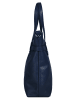 Cluty Shopper echt Leder in blau