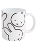 Miffy Miffy Tasse Hase Allover Kaffeetasse Becher Kaffeebecher 320 ml in weiß