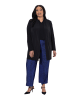 Ulla Popken Shirtjacke in schwarz