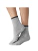 LAVANA basic Kuschelsocken in 1x beige, 1x grau, 1x hellgrau, 1x anthrazit