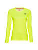 BIDI BADU Mina Tech Roundneck Longsleeve - neongreen in neongelb