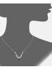 Diamant L'éternel Halskette aus 375 Weißgold mit Diamant mit Saphir