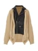 NAEMI Damen Strickjacke in Beige