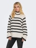 JACQUELINE de YONG Pullover Knit it Rollkragen Langarm Lang in Beige