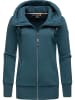 ragwear Sweatjacke Neska Zip in Petrol23