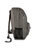 Bag Street Freizeitrucksack, Sportrucksack Nylon stone, braun ca. 25cm breit ca. 43cm hoch