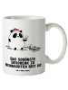 Mr. & Mrs. Panda Riesenkaffeetasse Panda Weihnachtsgeschenk mit ... in Weiß