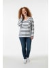 Shape Of You Blouse in Schwarz-Weiß