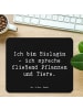 Mr. & Mrs. Panda Mousepad Spruch Sprechende Biologin mit Spruch in Schwarz
