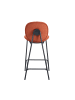 CALICOSY 2er-Set Barhocker CORI  in Orange  - (W) 43  x (H) 66  x (L) 54  cm