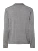 Pieces Langarm-Poloshirt in Medium Grey Melange