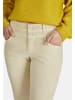 ANGELS  7/8 Jeans Jeans Ornella Button mit unifarbenem Stoff in beige