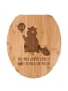 Mr. & Mrs. Panda Toilettensitz Biber mit Ballon mit Spruch in Transparent