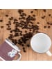 Mr. & Mrs. Panda Camping Emaille Tasse Bräutigam Heute mit Spruch in Kaffa Coffee