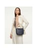 Lazarotti Bologna Leather Crossbody Umhängetasche Leder 25 cm in navy