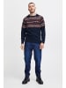 BLEND Strickpullover BHNilas XMAS in Mittelblau