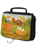 Mr. & Mrs. Panda Kulturtasche Huhn Stolz Design ohne Spruch in Weiß