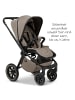 MOON 2in1 Kombi-Kinderwagen Resea + bis 22 kg belastbar in braun