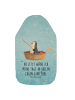 Mr. & Mrs. Panda Heißwasserbeutel Pinguin Angelboot mit Spruch in Eisblau